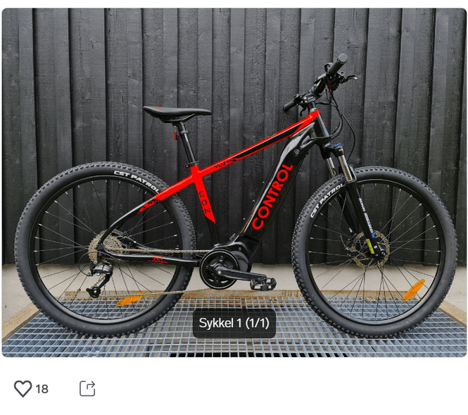 Hovedbilde Control Eon Demo sykkel